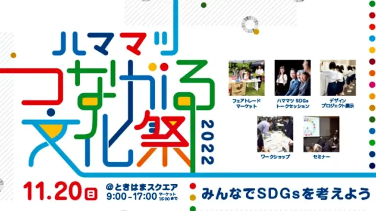 11/20（日）ときはまスクエアで開催｜「ハママツつながる文化祭2022」にSUPPOTを展示しました！